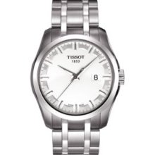 Tissot Silver Tissot Couturier Men's Silver Quartz Stainless Steel Watch
