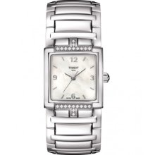 Tissot T-Evocation White Dial Stainless Steel Ladies Watch T0513106111700