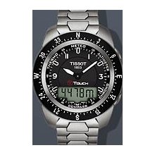 Tissot T-Touch Expert Pilot Titanium 44.5 mm Watch - Black Dial, Titanium Bracelet T0134204405700 Sale Authentic