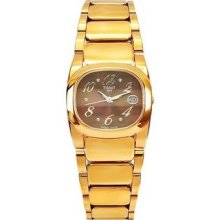 Tissot Women's Gold Pvd Bronze Dial Watch T009.310.33.297.00