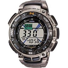 Titanium casio protrek solar power watch prg-240t-7