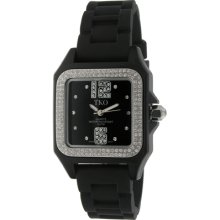 Tko Tk514-Bk Orlogi Women'S Tk514-Bk Riviera Swarovski Crystal Accented Ice Black Plastic Case Watch