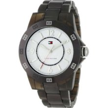 Tommy Hilfiger 1781075 Womens Sport Black Band Watch ...