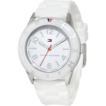 Tommy Hilfiger Women's Stainless Steel Sport Watch (Women's Sport Stainless Steel White Silicon Strap)