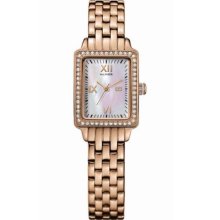 Tommy Hilfiger Women's Whitney 1781128 Rose Gold Finish Crystal Bezel Watch $145