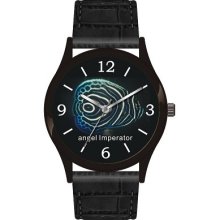 Tropical Fish Watch - Black - Stainless Steel