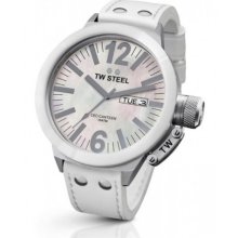 TW Steel CEO Canteen Mother of Pearl Dial 50MM Mens Watch CE1038