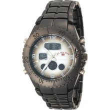 U.s. Polo Assn. Men's Us8139 Gun Metal Analog-digital S