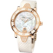 Ulysse Nardin Marine Diver Starry Night Gold Womens 8106-101E-3C-20