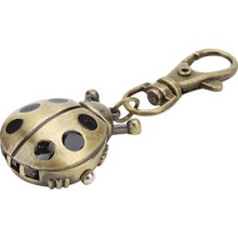 Unisex Alloy Analog Quartz Keychain Watch with Beatles (Bronze)