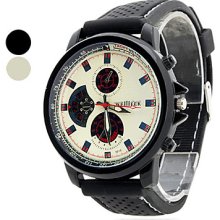 Unisex Rubber Analog Quartz Watch Wrist (Assorted Colors)