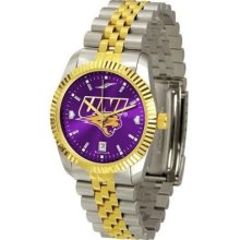 University of Northern Iowa Men's Stainless Steel Alumni Dress Watch