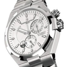 Vacheron Constantin Overseas Dual Time Mens Steel Watch