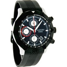 Valentino Homme Mens Black Swiss Chronograph Automatic Watch V40A