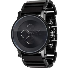 Vestal Plexi Acetate Black / Black / Black / Minimalist Watch