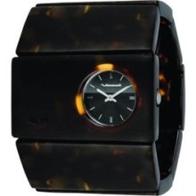 Vestal Rosewood Acetate Watch - Women's Red/red/black/black Logo, One Size