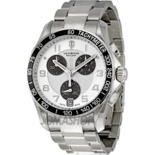 Victorinox Swiss Army Alliance Chronograph Silver Dial Mens Watch ...