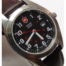 Victorinox Swiss Army Garrison Men's Swiss Made MilitaryTime Calendar Watch $495