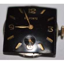 Vintage Beforte W Sub Dial Wrist Movement 17 Jewels Model 11a 715