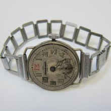 Vintage Jagot Swiss Sub Dial Ladies Bracelet Watch As IS