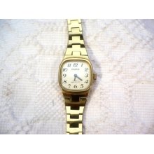 Vintage mechanical gold plated Chaika ladies watch from ussr