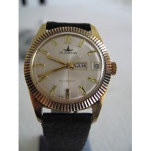 Vintage St.steel Auto Dugena Men Swiss Watch