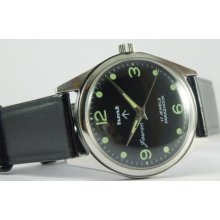Vintage Watch HMT Jawan Black Colour Dial Hand Winding 17 Jewels designed for Military