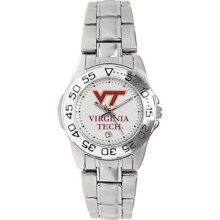 Virginia Tech Hokies Women's Sport ''Game Day Steel'' Watch Sun Time