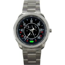 Volkswagen Vw Beetle 1968 Kmh Speedometer Sport Metal Watch