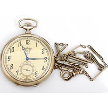 Waltham 14k Vintage Packard Motor Co. Presentation Pocket Watch