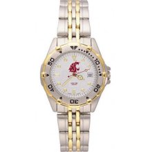 Washington State Cougars All Star Ladies Stainless Steel Bracelet Watch