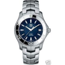 Weekly Special Tag Heuer Mens Link Wj1112.ba0570 Blue Swiss Quartz Steel Watch