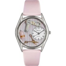 Whimsical watches beautician female silver watch - One Size