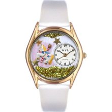Whimsical Watches C-0420006 Whimsical Womens Carousel Lavender Leather Watch