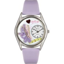 Whimsical watches knitting silver watch - One Size