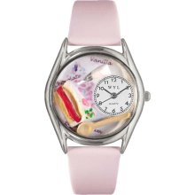 Whimsical watches pastries silver watch - One Size