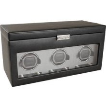 Wolf Design Viceroy 2.7 Triple Watch Winder With Storage