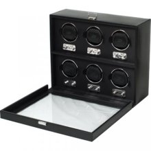 Wolf Designs 270702 Heritage Module 2.1 Six Watch Winder With Cover