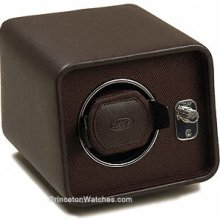 Wolf Designs Module 2.5 - Single Watch Winder - No Cover - Brown 4524-519