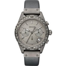 Women's dkny crystallized glitz chronograph watch ny8653