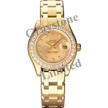Women's Rolex Oyster Perpetual Lady-Datejust Pearlmaster Watch - 80298_ChampDD