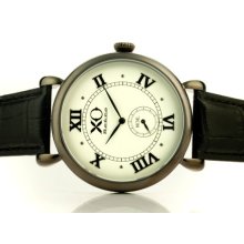 Xo Retro 1955 Porsche 550 Spyder M Watch White Dial Black Strap 06a