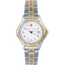 1048-05 -- Wenger Womens Standard Issue 2-Tone Bracelet Watch