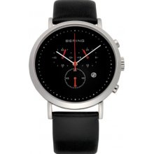 10540-402 Bering Time Mens Black Chronograph Watch