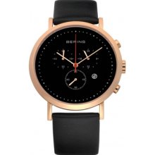 10540-462 Bering Time Mens Black Chronograph Watch