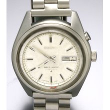 17 Jewel Seiko Bell Matic Mechanical Alarm Automatic Wrist Watch Circa 1970s