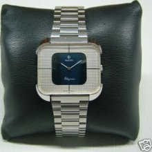 1970's Rado Elegance Blue Dial Manual Wind Man's Watch