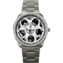 2012 Ford Fiesta 4 door-hb-ses Wheel Sport Metal Watch - Stainless Steel