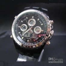 2013 New 30m Water Hand Clock Quartz Led Digital Hours Big Face 50mm