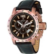 4340.47 Metal CH Mens Chronosport Gold Brown Watch